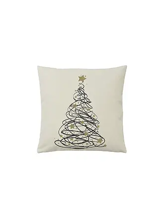 SANDER | Weihnachts Kissenhülle 45x45cm GINO Creme | 